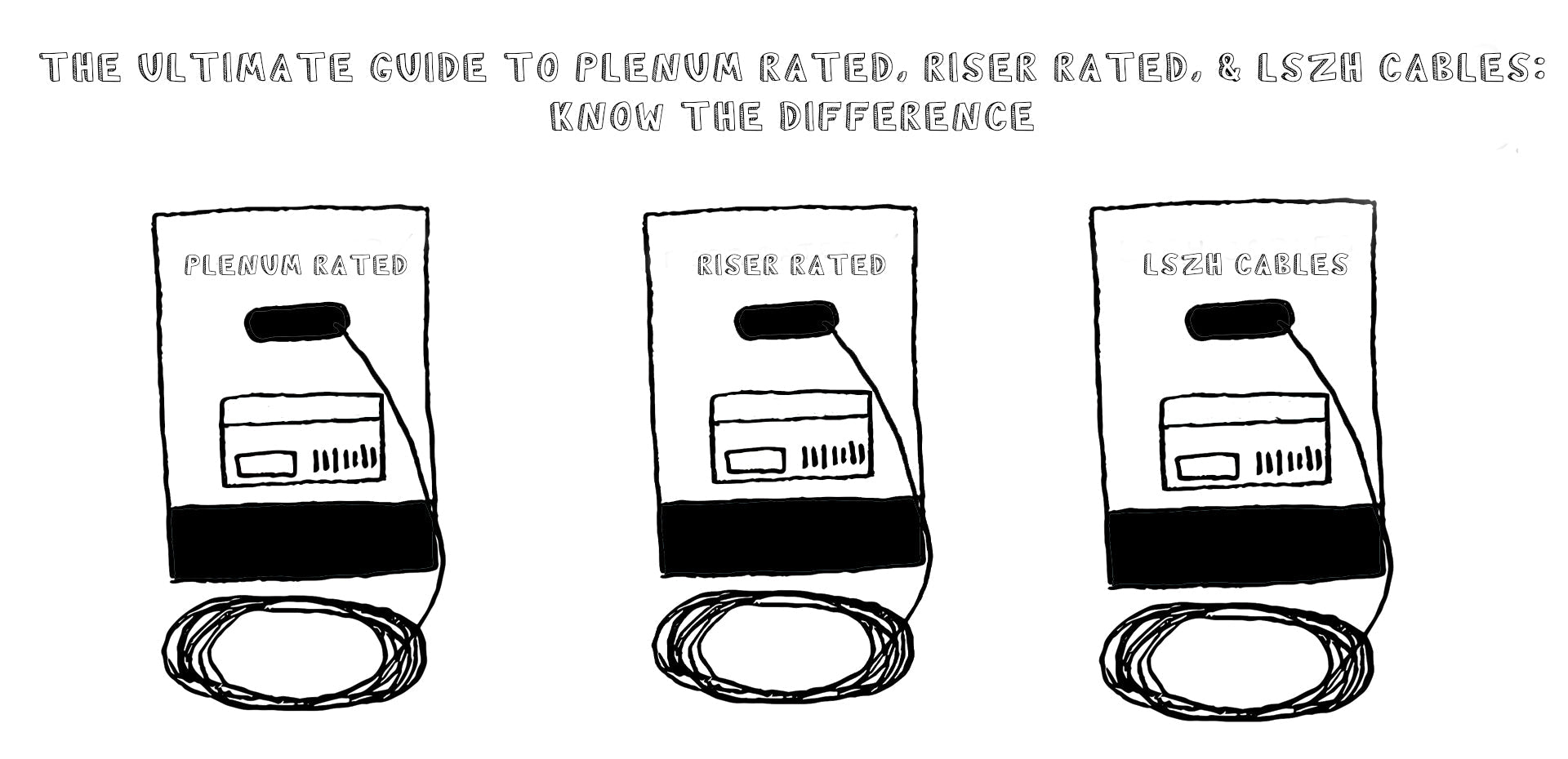The Ultimate Guide to Plenum Rated, Riser Rated, and LZSH Cables: Know the Difference