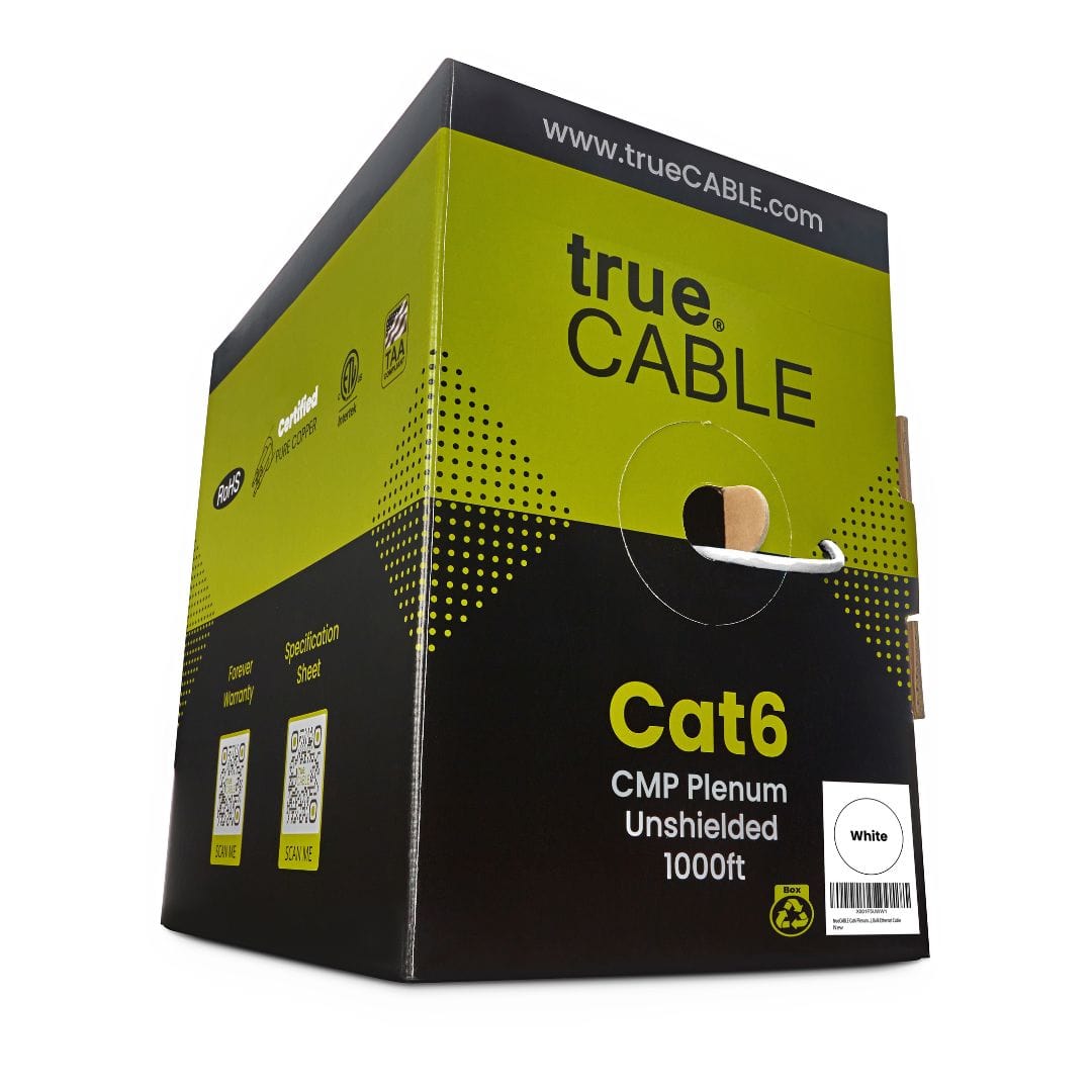 Cat6 Plenum Ethernet Cable|Unshielded
