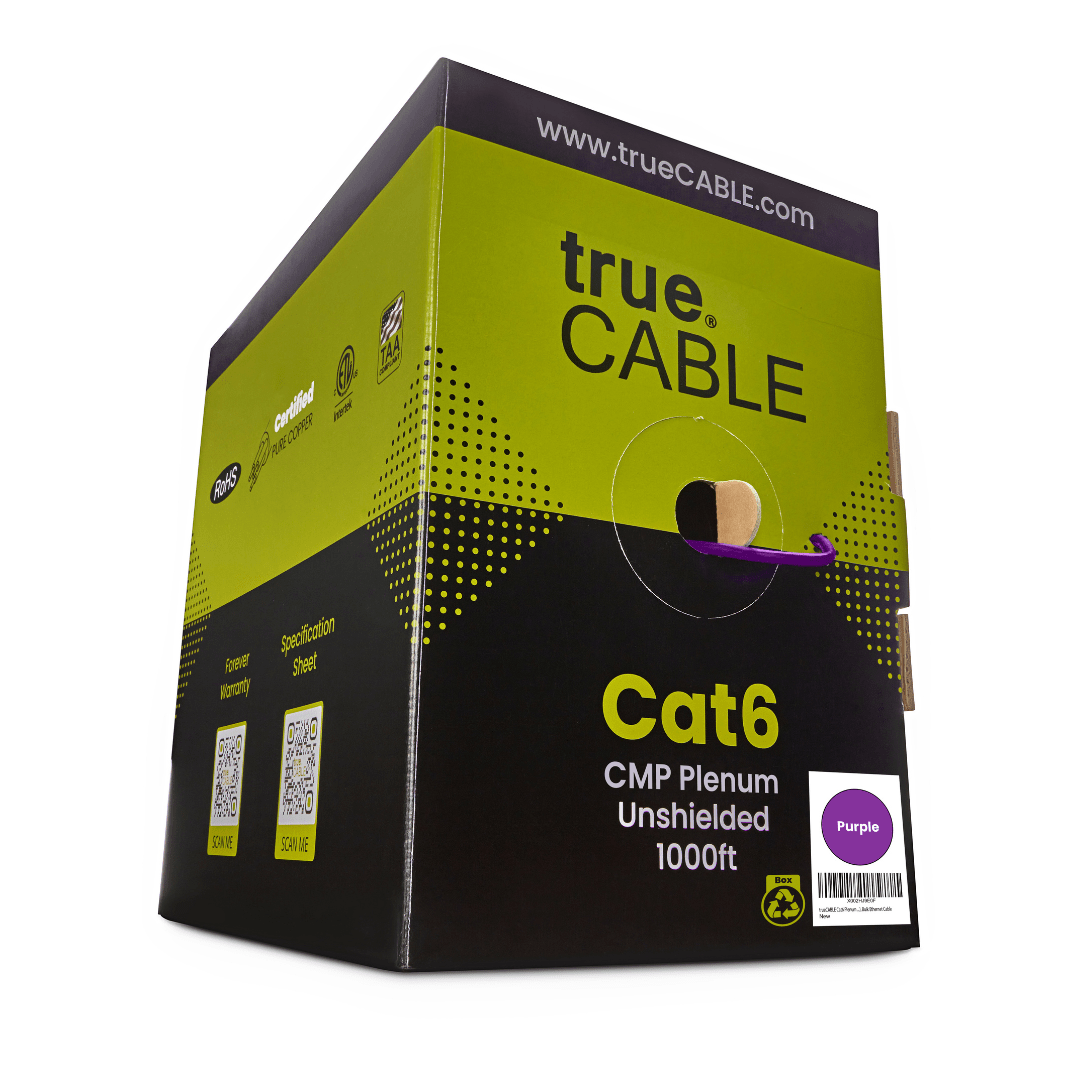 Cat6 Plenum Ethernet Cable|Unshielded