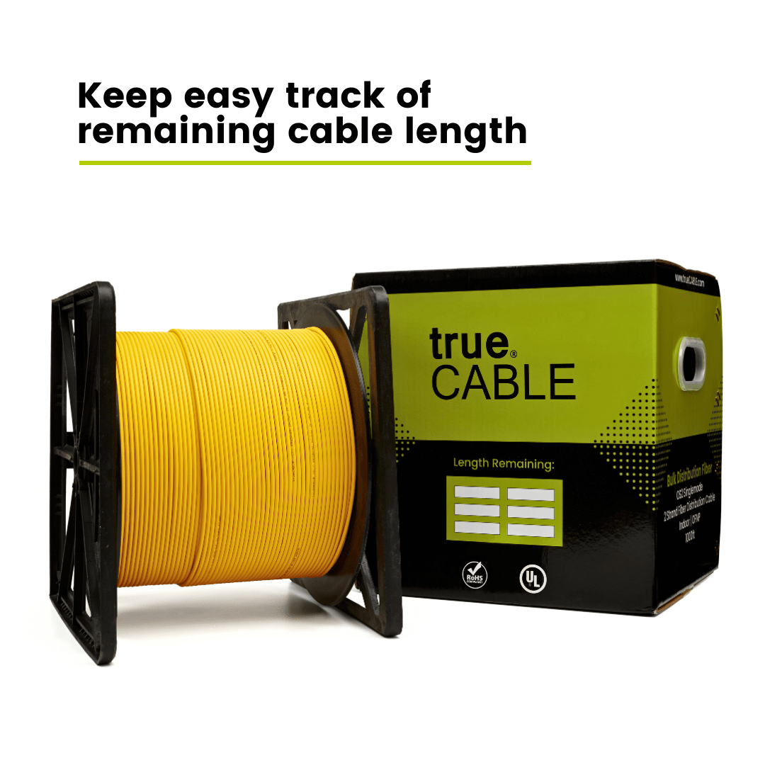 2 Strand Fiber Indoor Distribution Cable | OS2 SM 4.0mm OFNP