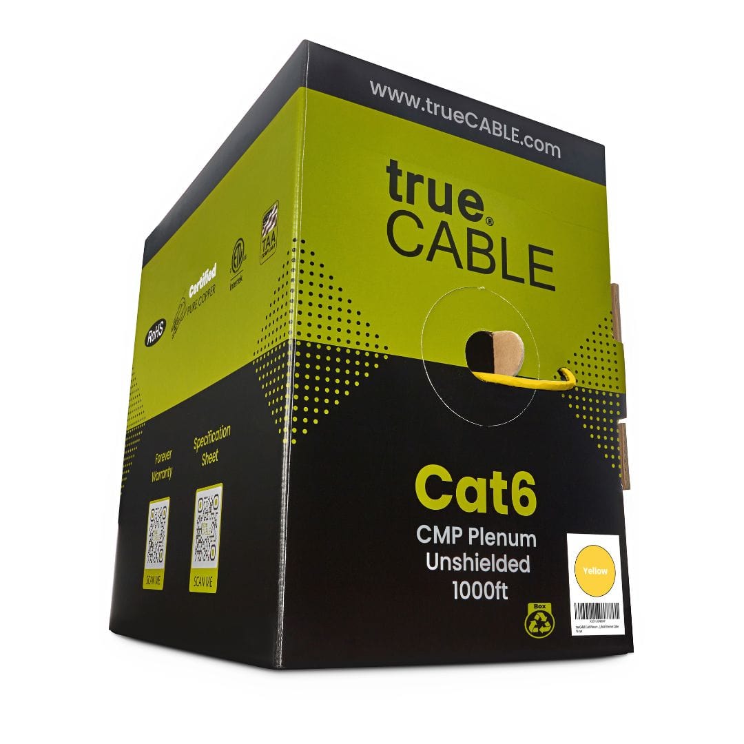 Cat6 Plenum Ethernet Cable|Unshielded