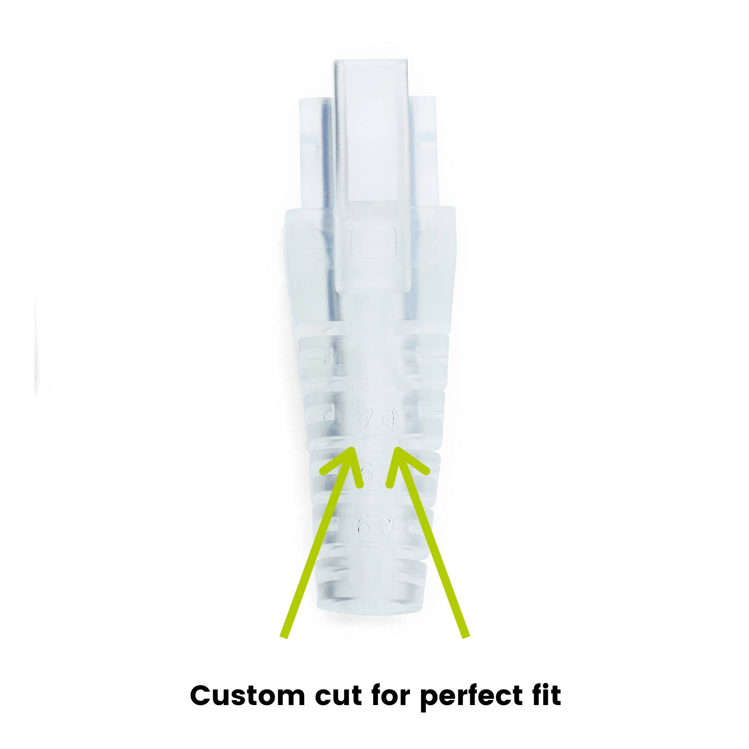 Cut-to-Fit RJ45 Strain Relief Boot | Small | 100pc | Custom Cut