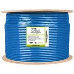 Cat6 Riser Shielded Cable, Blue, 1000ft, Reel