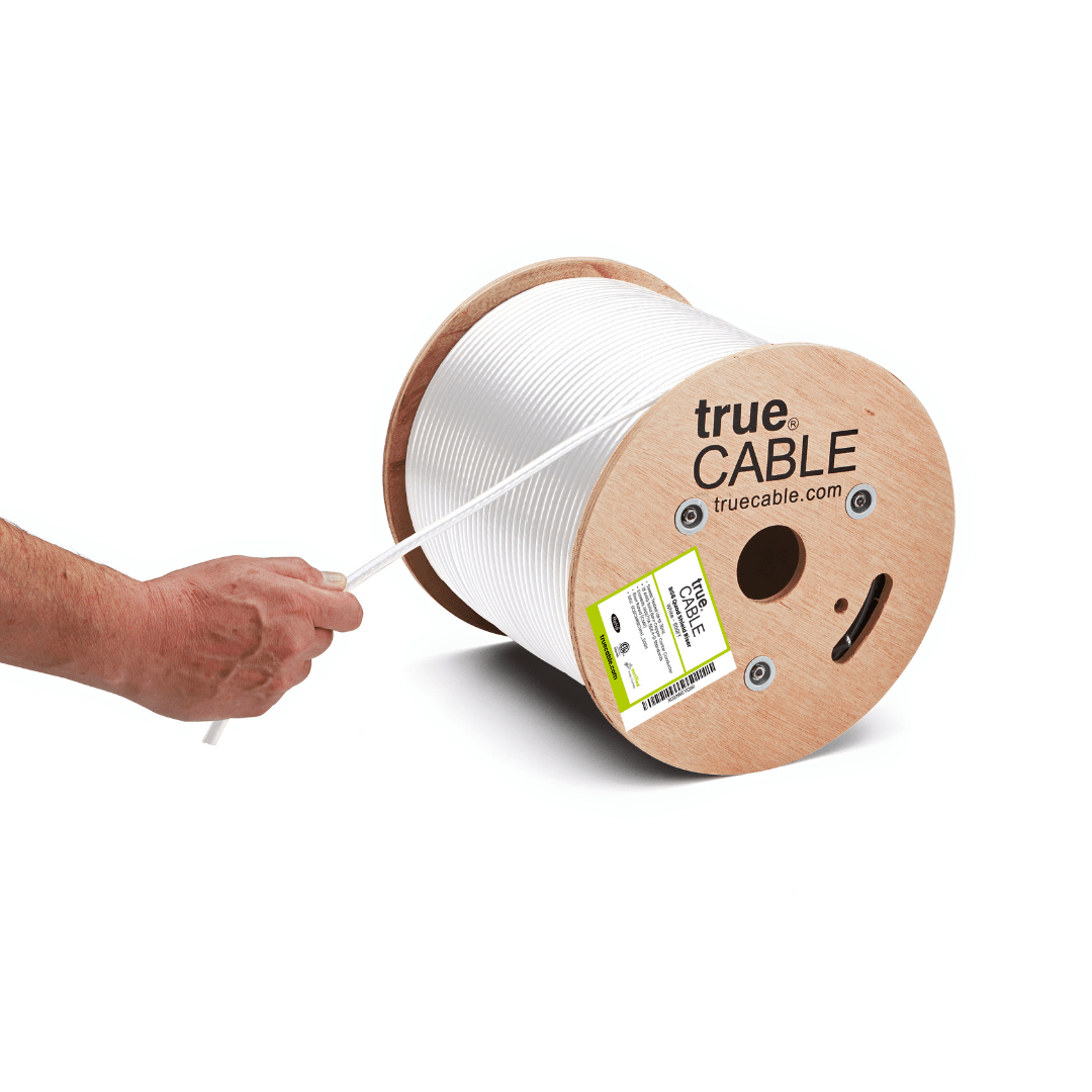 RG6 Quad Shield Riser White 500ft