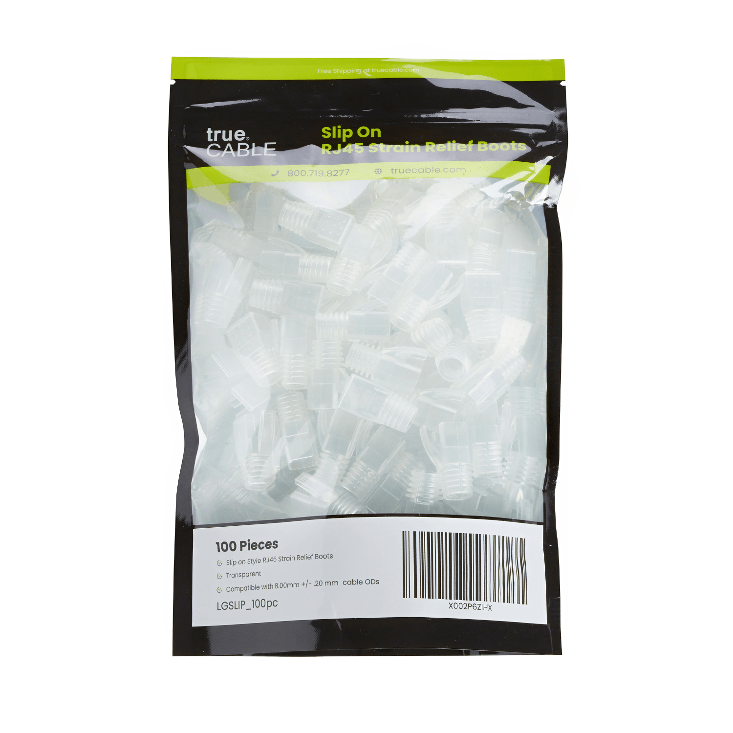 Slip On RJ45 Strain Relief Boot | Large | 100pc | Packaging