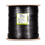Cat6A Direct Burial, Unshielded, Black, 500ft