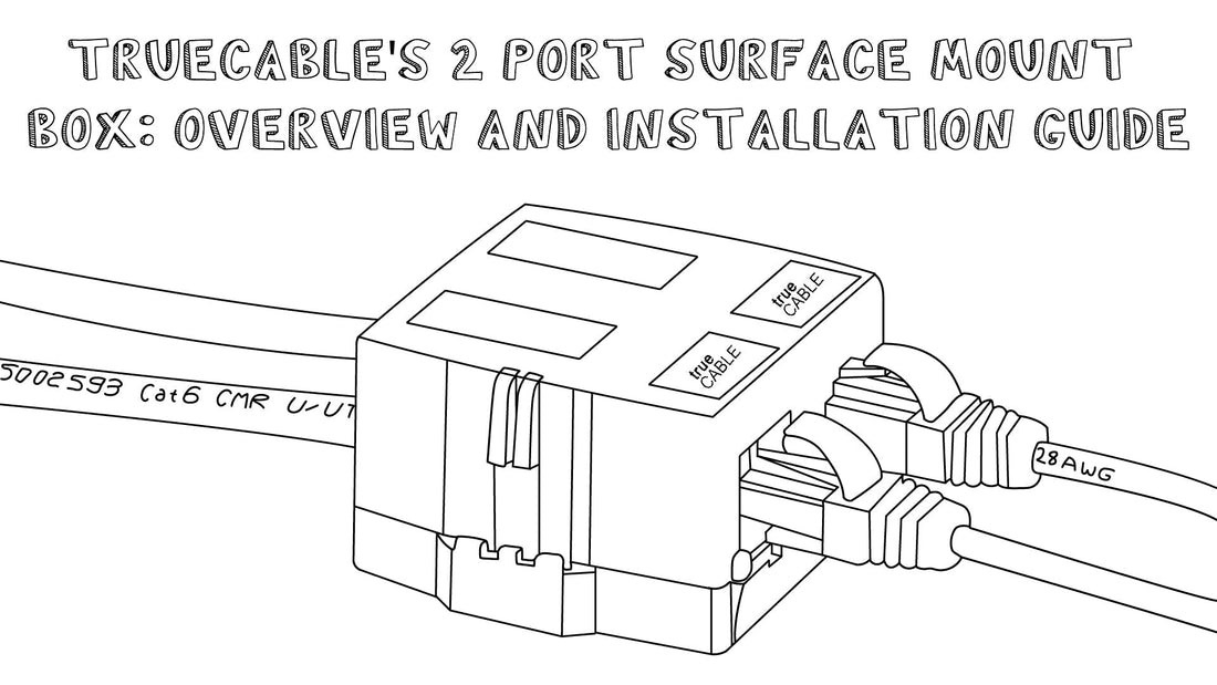 trueCABLE's 2 Port Surface Mount Box: Overview and Installation Guide