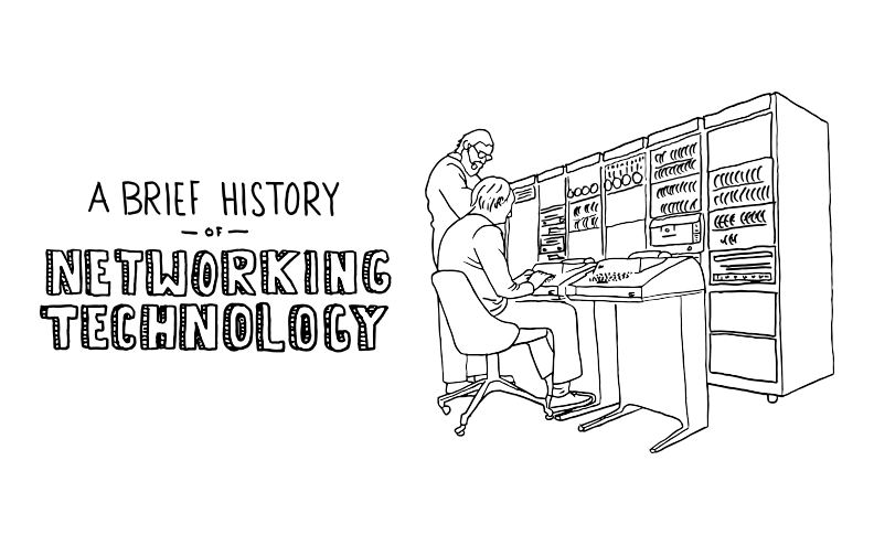 The First Computer Networking History A Brief History of Network Technology | trueCABLE
