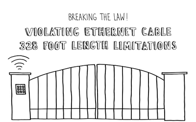 Breaking the law! Violating Ethernet Cable 328 Foot Length Limitations