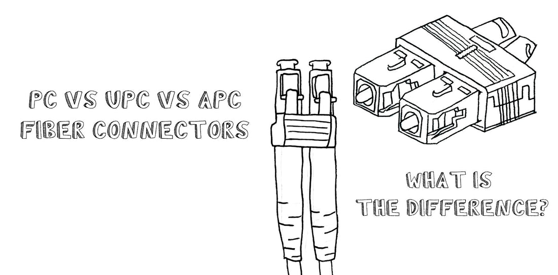 PC vs UPC vs APC Fiber Connectors – What is the Difference?