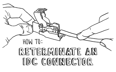 :  Reterminate an IDC Connector