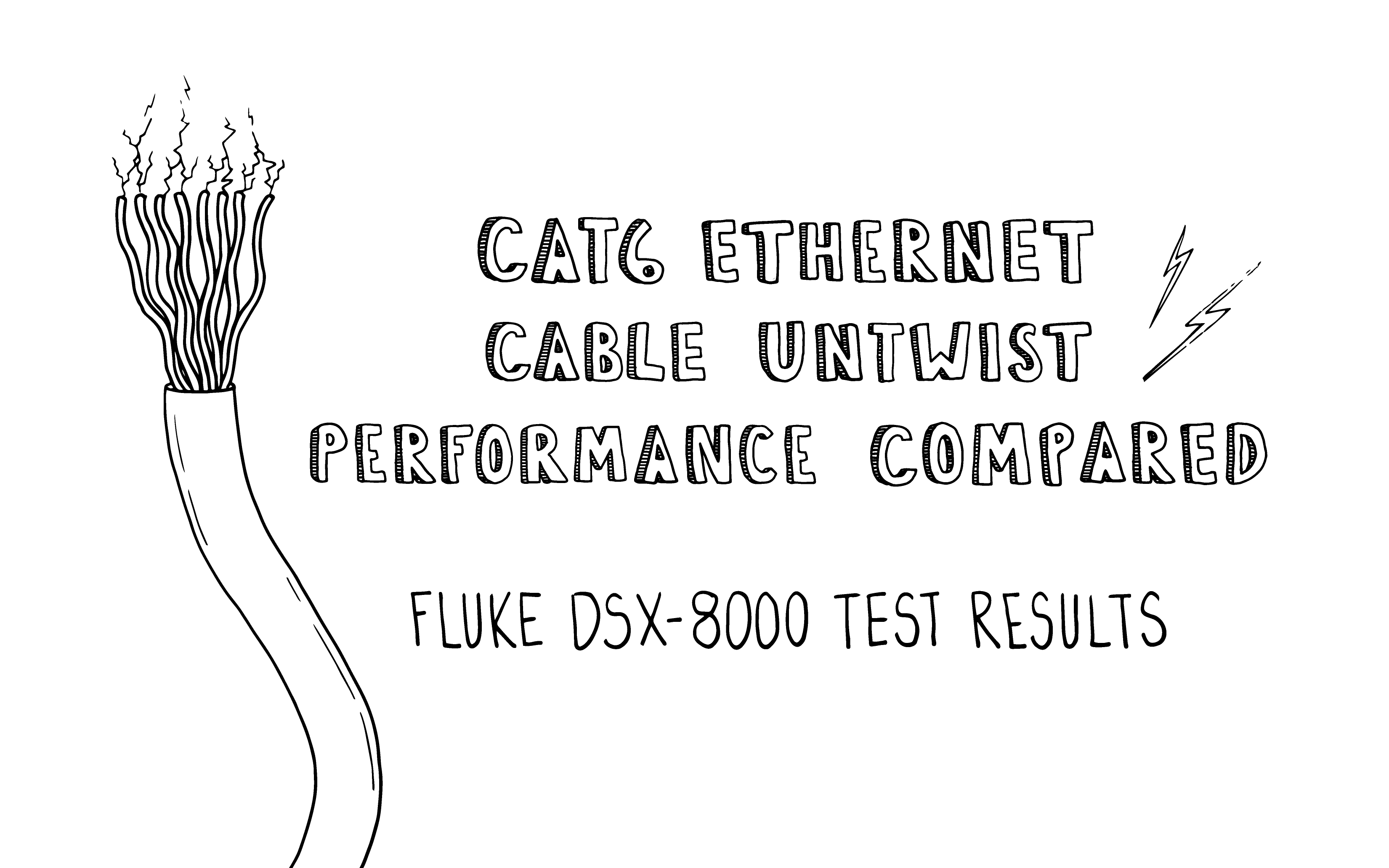 Cat6 Ethernet Cable Untwist Performance Compared - Fluke DSX-8000 Test Results