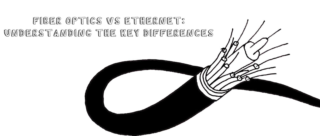 fiber optic vs ethernet comparison photo