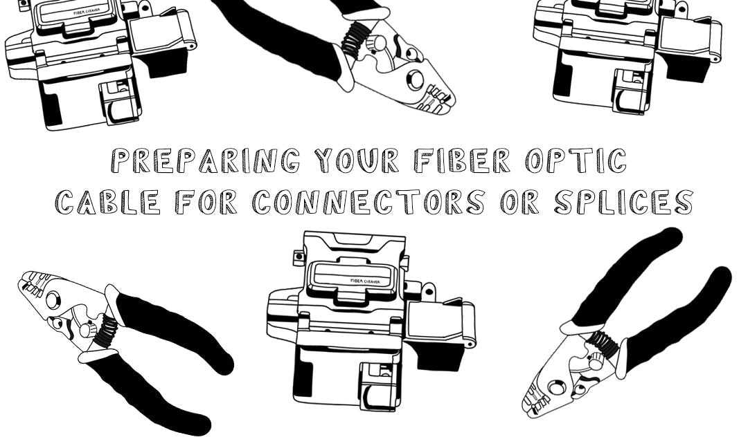 preparing your fiber optic cable for connectors or splices