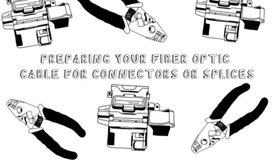 preparing your fiber optic cable for connectors or splices