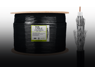 RG6 Quad Shielded Coax Cable | trueCABLE