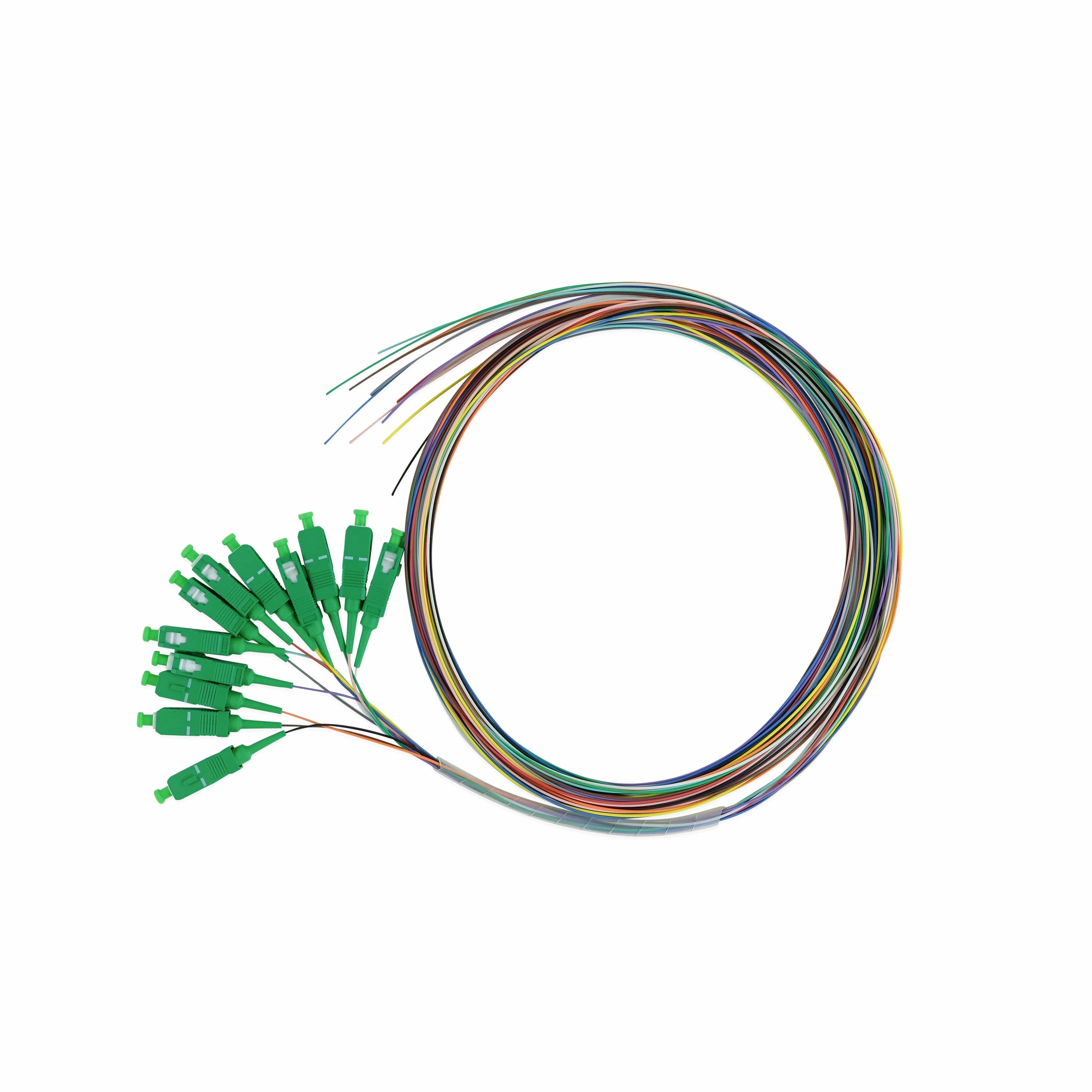 12 Fiber SC APC Pigtail OS2 | SM LSZH