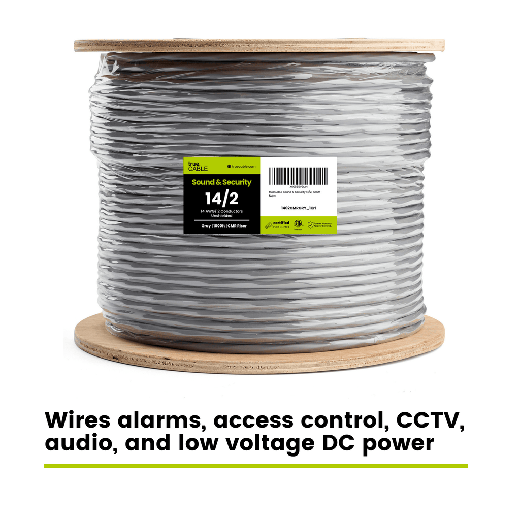 Sound & Security Bulk Cable | Unshielded CMR/CL3R Riser