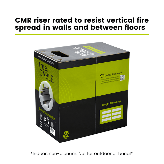 Sound & Security Bulk Cable | Unshielded CMR/CL3R Riser