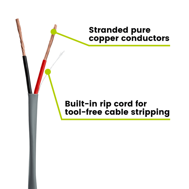 Sound & Security Bulk Cable | Unshielded CMR/CL3R Riser