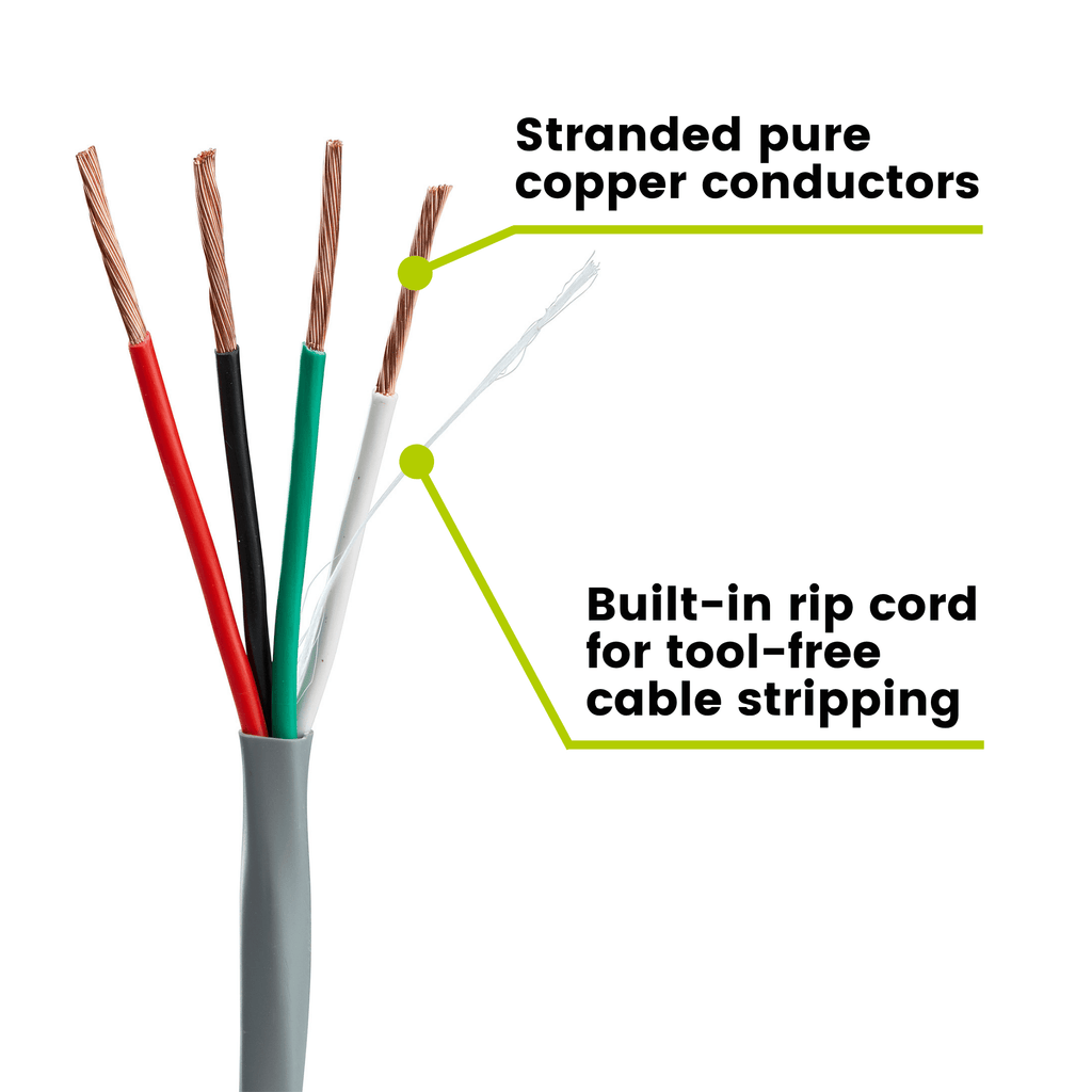 Sound & Security Bulk Cable | Unshielded CMR/CL3R Riser
