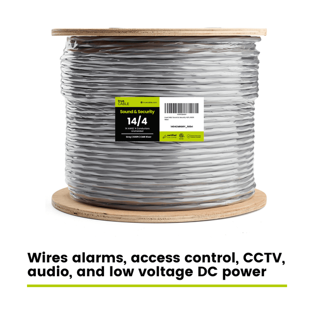 Sound & Security Bulk Cable | Unshielded CMR/CL3R Riser