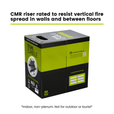 Sound & Security Bulk Cable | Unshielded CMR/CL3R Riser