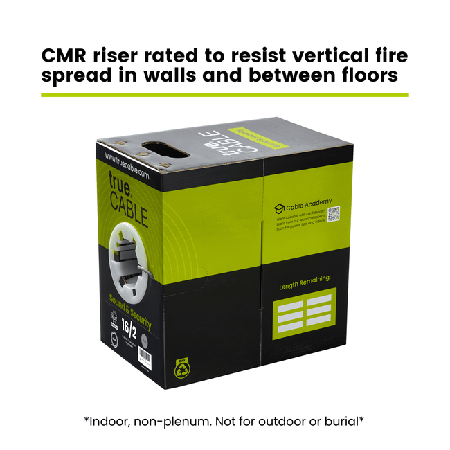Sound & Security Bulk Cable | Unshielded CMR/CL3R Riser