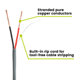 Sound & Security Bulk Cable | Unshielded CMR/CL3R Riser