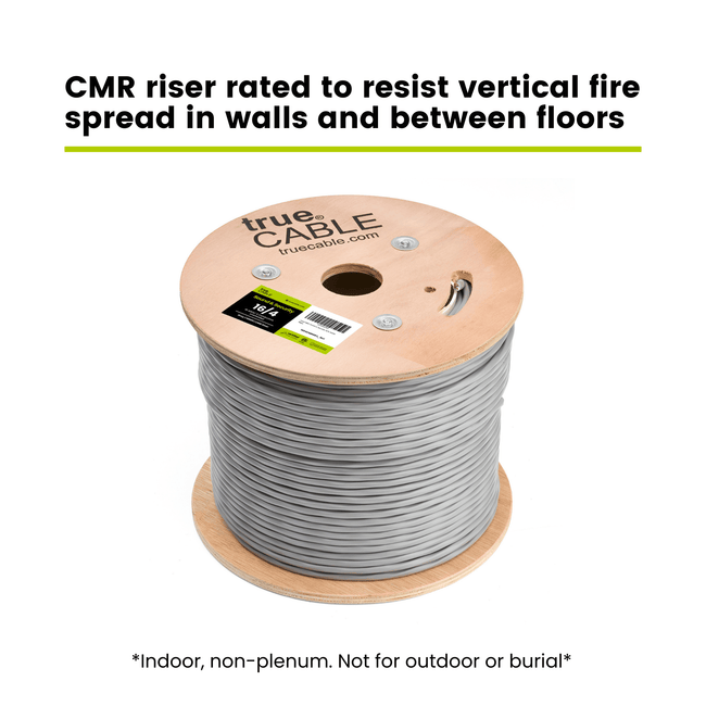Sound & Security Bulk Cable | Unshielded CMR/CL3R Riser