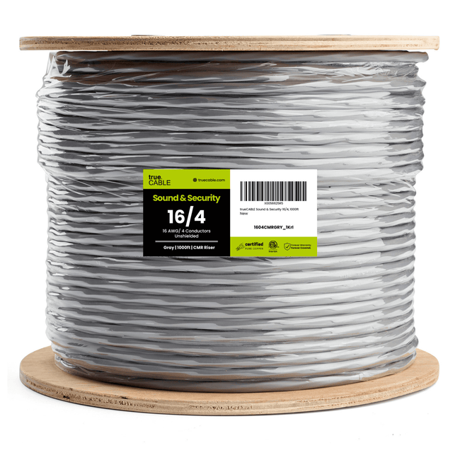 Sound & Security Bulk Cable | Unshielded CMR/CL3R Riser