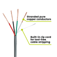 Sound & Security Bulk Cable | Unshielded CMR/CL3R Riser