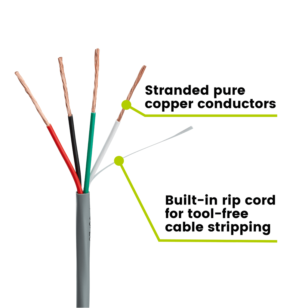 Sound & Security Bulk Cable | Unshielded CMR/CL3R Riser