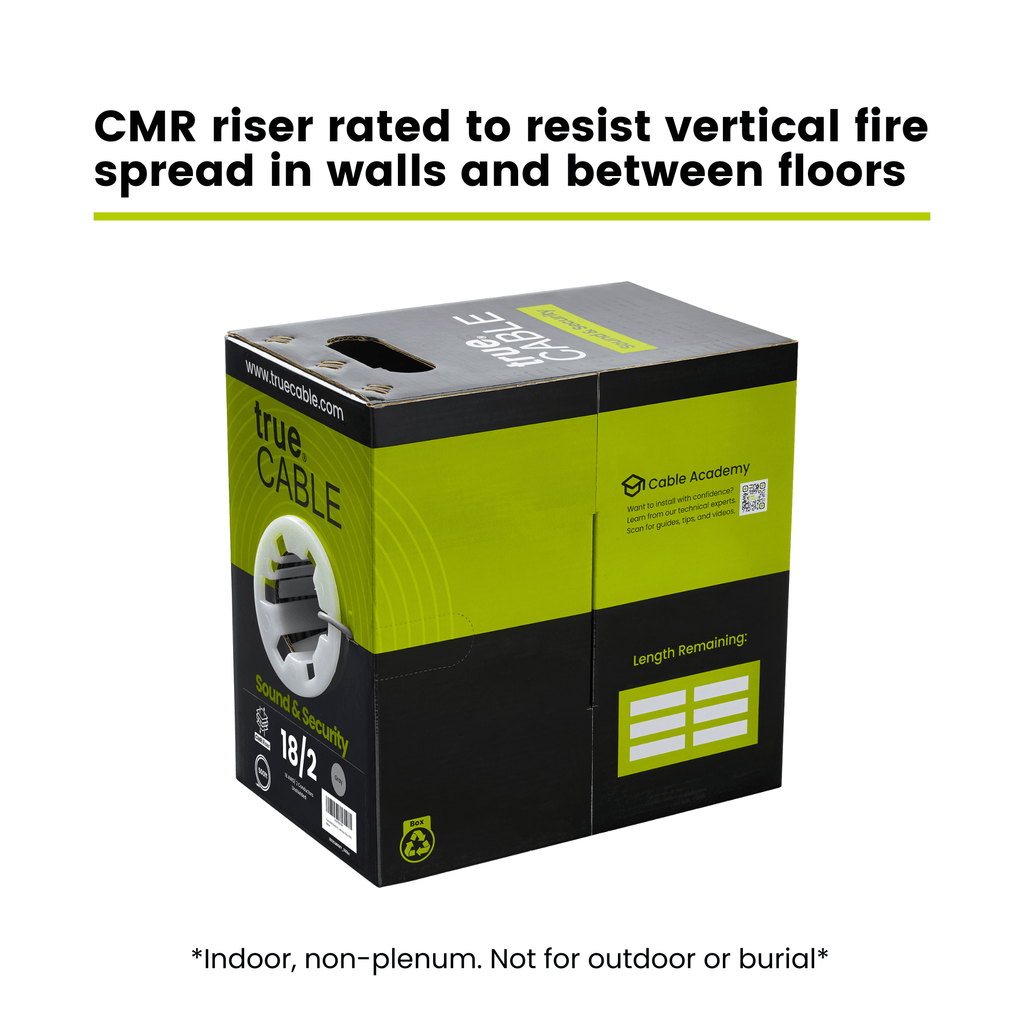 Sound & Security Bulk Cable | Unshielded CMR/CL3R Riser