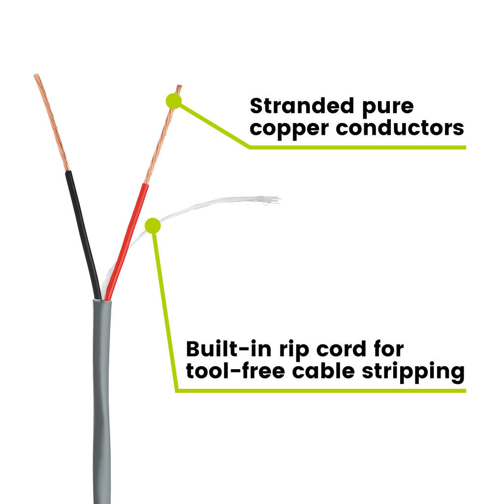 Sound & Security Bulk Cable | Unshielded CMR/CL3R Riser