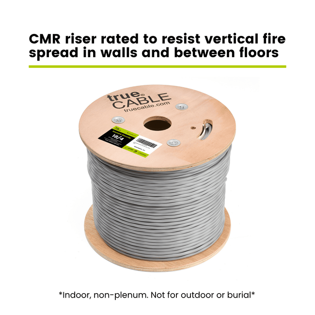 Sound & Security Bulk Cable | Unshielded CMR/CL3R Riser