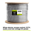 Sound & Security Bulk Cable | Unshielded CMR/CL3R Riser