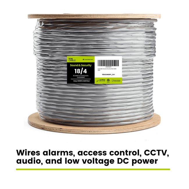Sound & Security Bulk Cable | Unshielded CMR/CL3R Riser