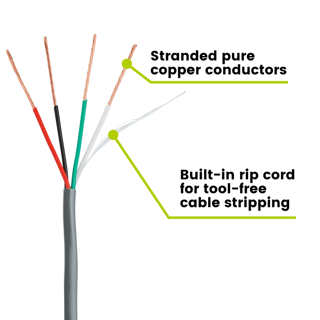 Sound & Security Bulk Cable | Unshielded CMR/CL3R Riser