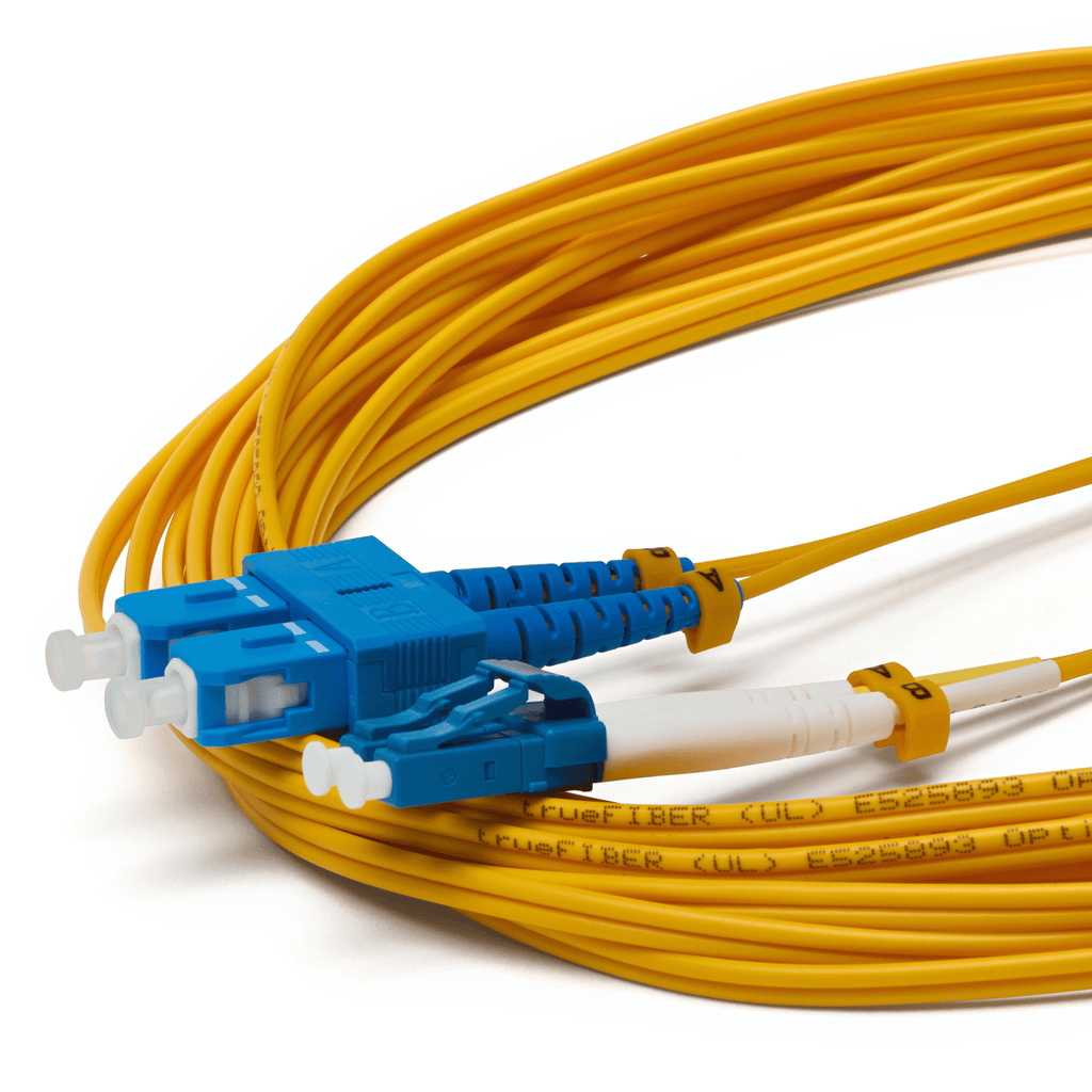 LC to SC UPC Duplex OS2 | SM OFNR