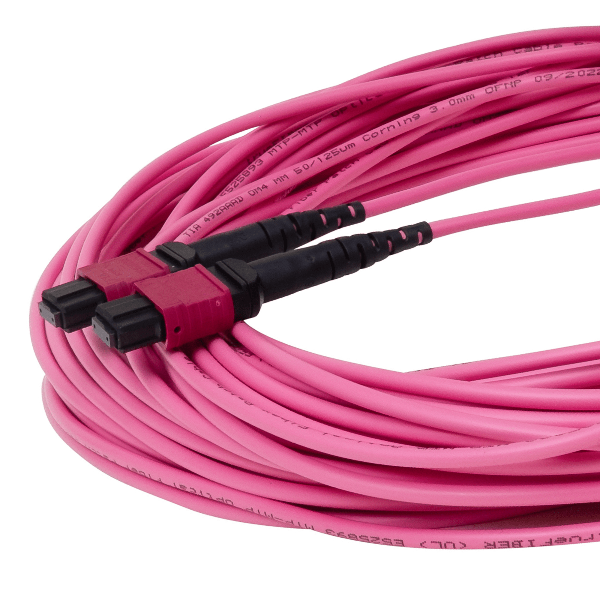 MTP® to MTP® Female OM4 12 Fiber Type B | MM OFNP