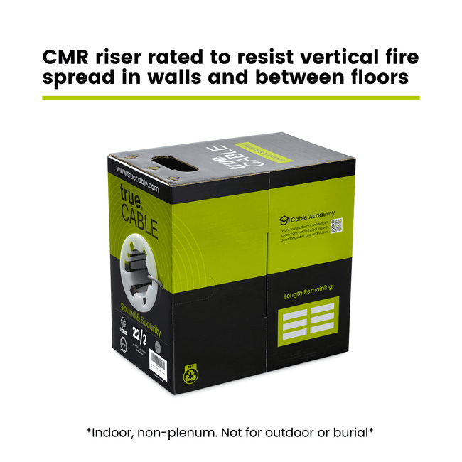 Sound & Security Bulk Cable | Unshielded CMR/CL3R Riser