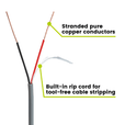 Sound & Security Bulk Cable | Unshielded CMR/CL3R Riser