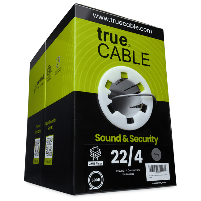 Sound & Security Bulk Cable | Unshielded CMR/CL3R Riser
