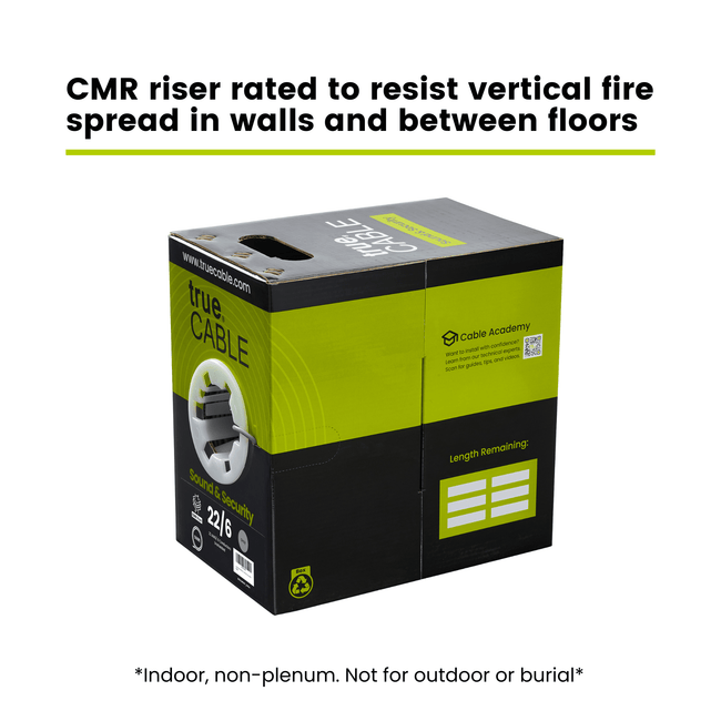 Sound & Security Bulk Cable | Unshielded CMR/CL3R Riser