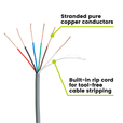 Sound & Security Bulk Cable | Unshielded CMR/CL3R Riser
