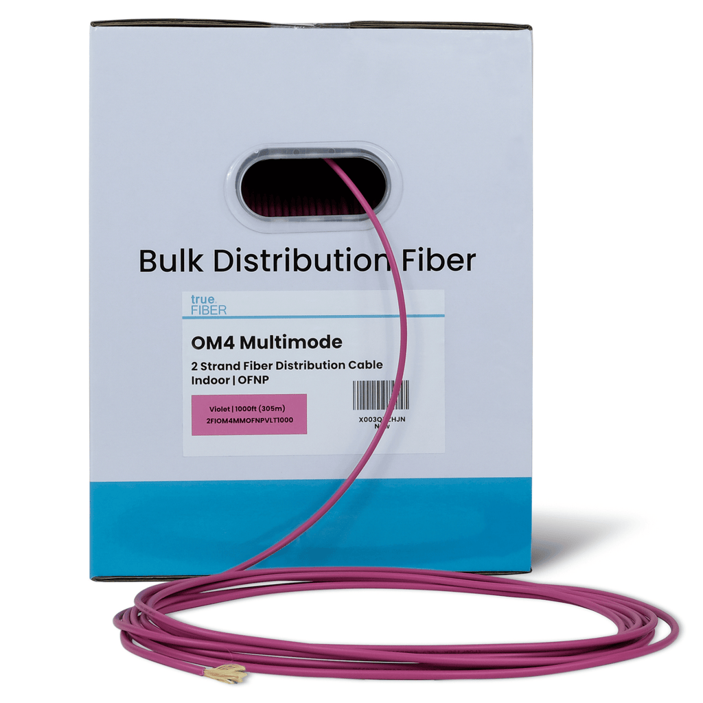 Bulk Distribution Fiber OM4 Multimode 2 Strand