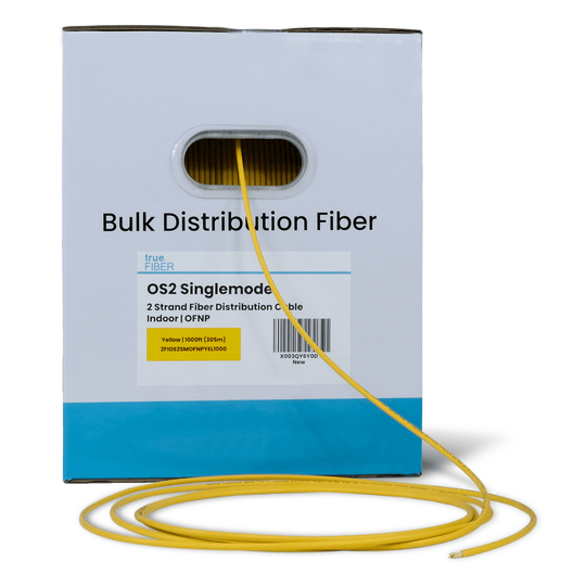 2 Strand OS2 Single Mode Indoor Fiber Cable | trueCABLE