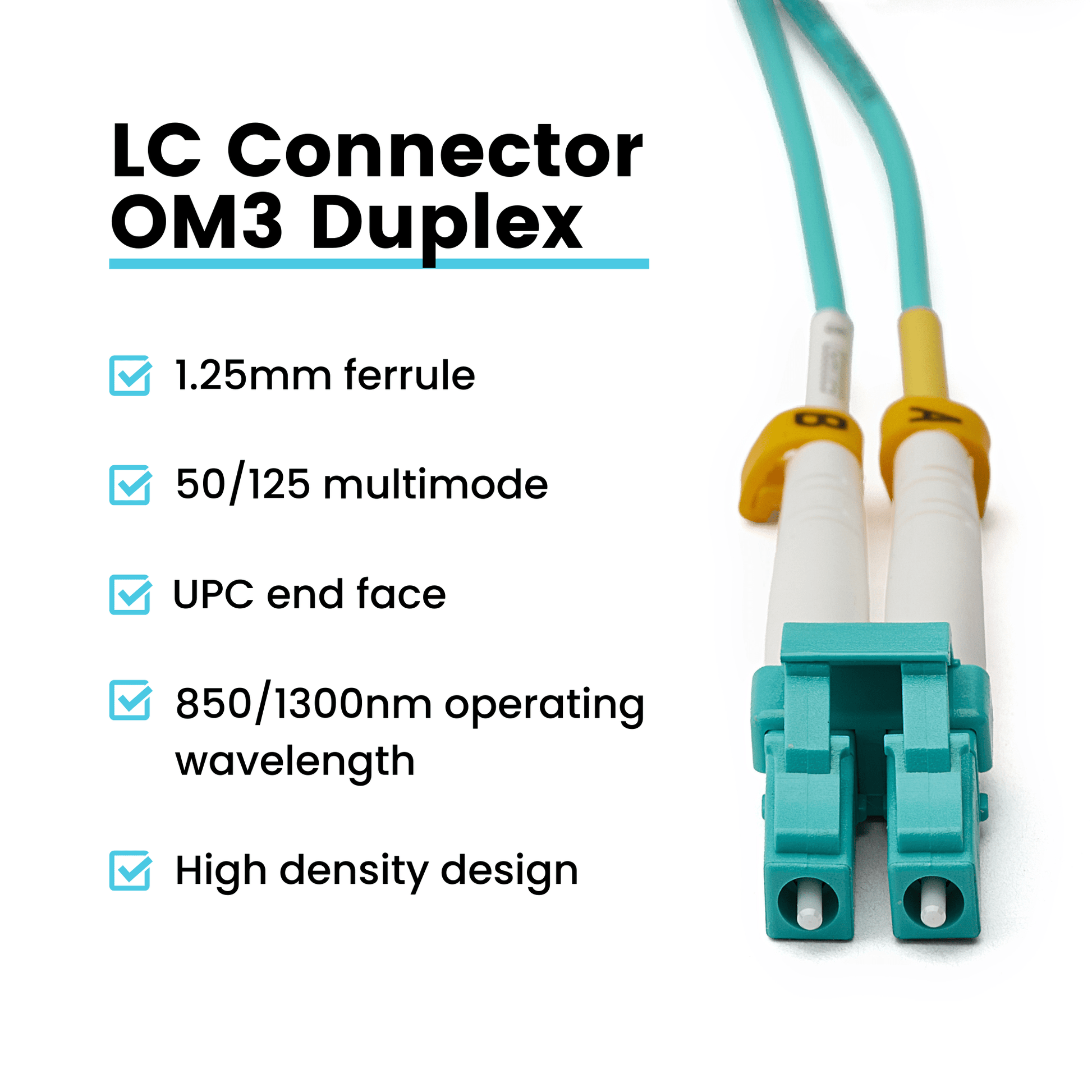 LC to LC UPC Duplex OM3 | MM OFNR