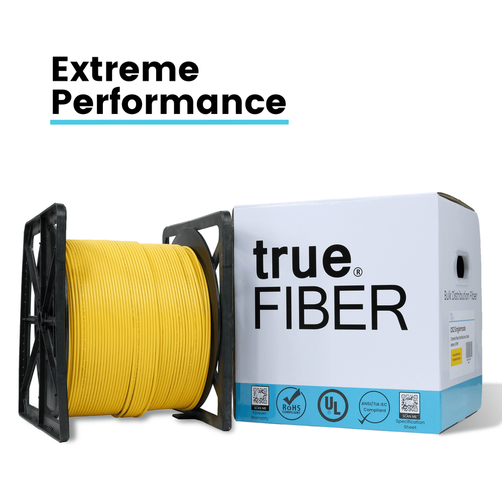 2 Strand OS2 Single Mode Indoor Fiber Cable | trueCABLE